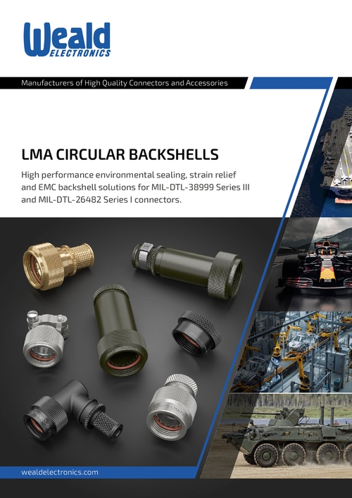 LMA Range MIL-DTL-38999/26482 Circular Backshells - Catalogue