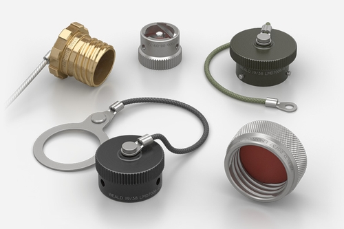 LMD7001/7002/7005/7006 Protective Caps for MIL-DTL-26482, D38999, JVS connectors